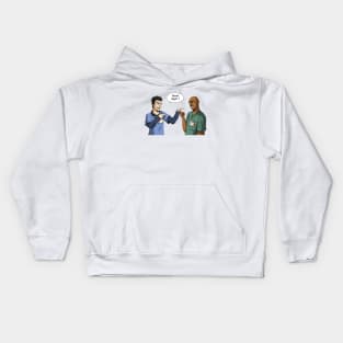 Steak Night of JD and Turk Scrubs Kids Hoodie